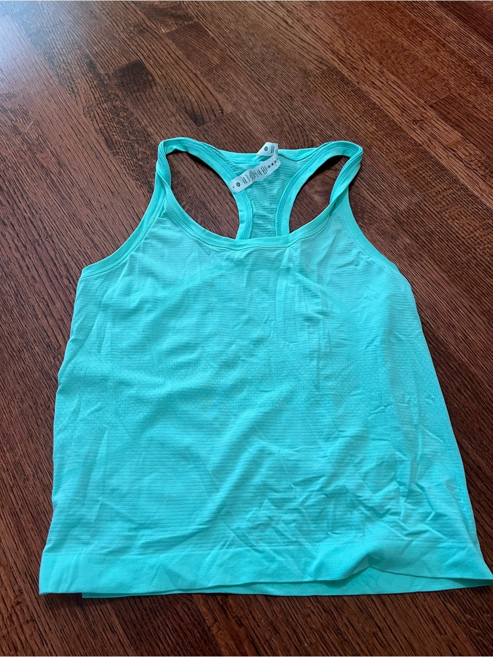 lululemon athletica Turquoise Racerback Tank Top